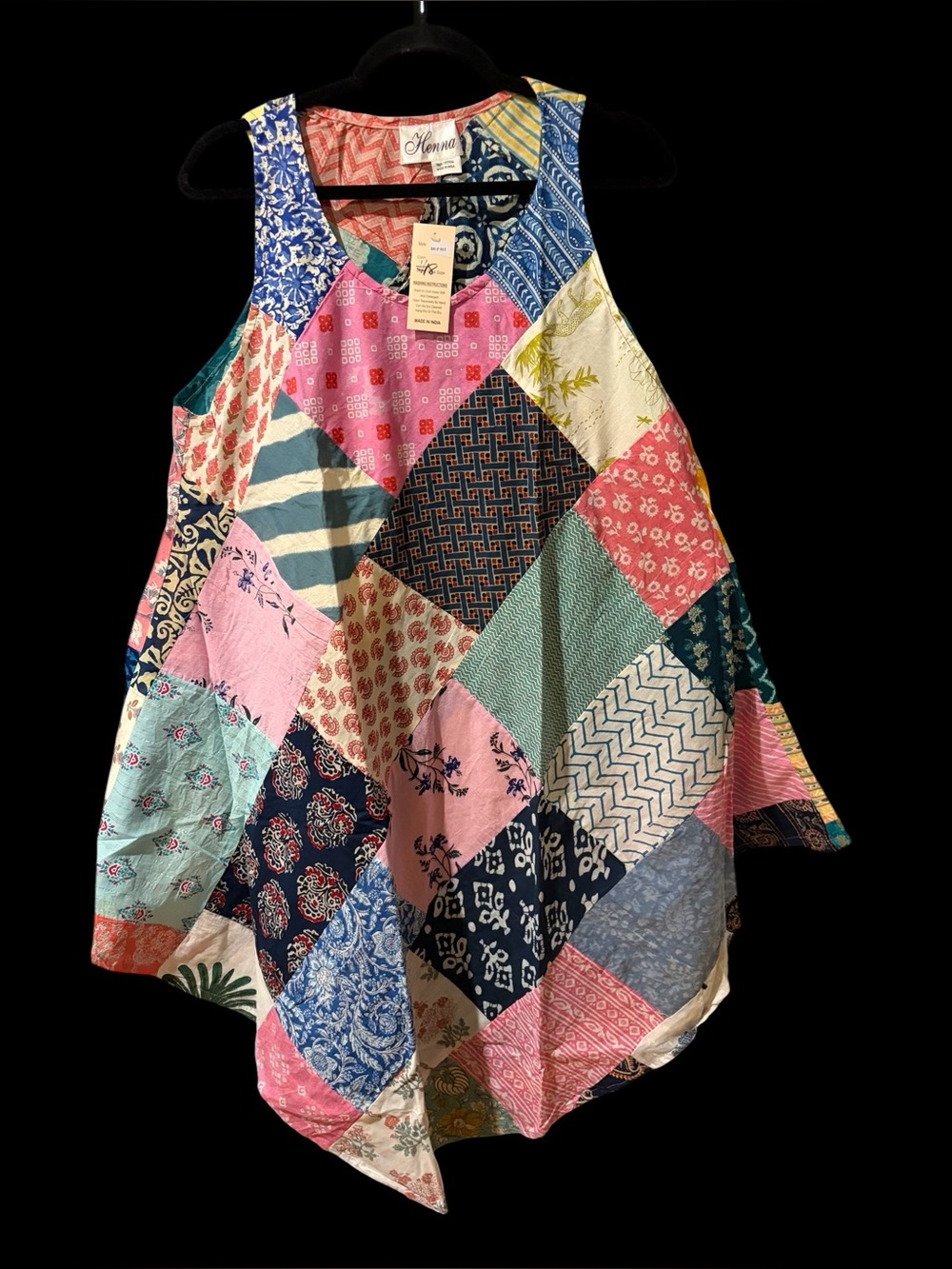 Colorful #18 Patchwork Boho A-line Dress